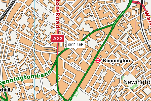 SE11 4EP map - OS VectorMap District (Ordnance Survey)