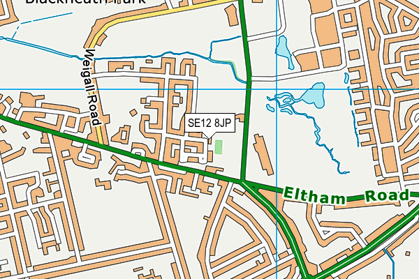 Abbey Manor College map (SE12 8JP) - OS VectorMap District (Ordnance Survey)