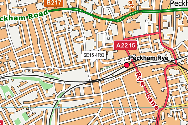 Map of 70 BELLENDEN ROAD LIMITED at district scale