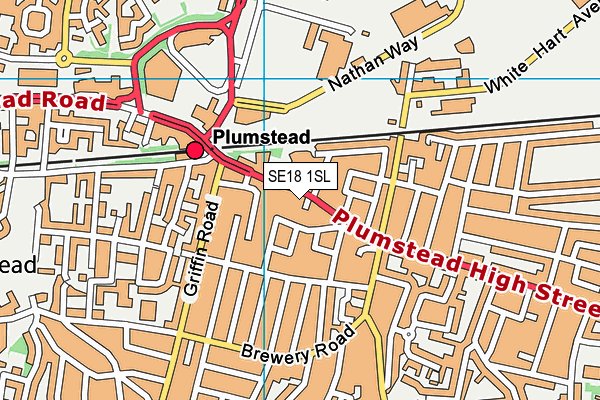 Map of SHAPERS (PLUMSTEAD) LIMITED at district scale