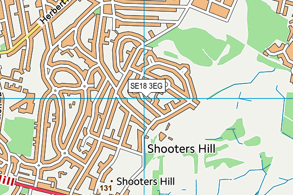 SE18 3EG map - OS VectorMap District (Ordnance Survey)