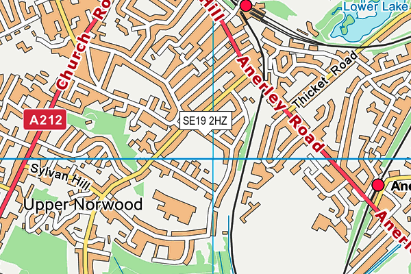 Map of 90 BELVEDERE ROAD (UPPER NORWOOD) RESIDENTS ASSOCIATION LIMITED at district scale