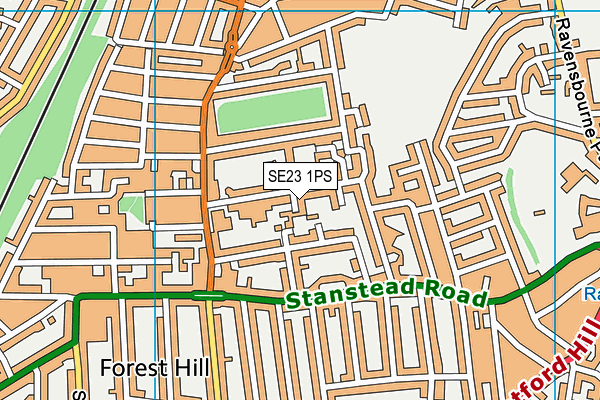 St William of York Catholic Primary School map (SE23 1PS) - OS VectorMap District (Ordnance Survey)