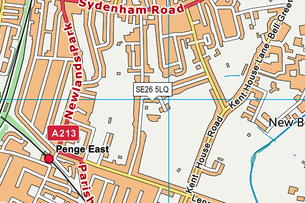 SE26 5LQ map - OS VectorMap District (Ordnance Survey)