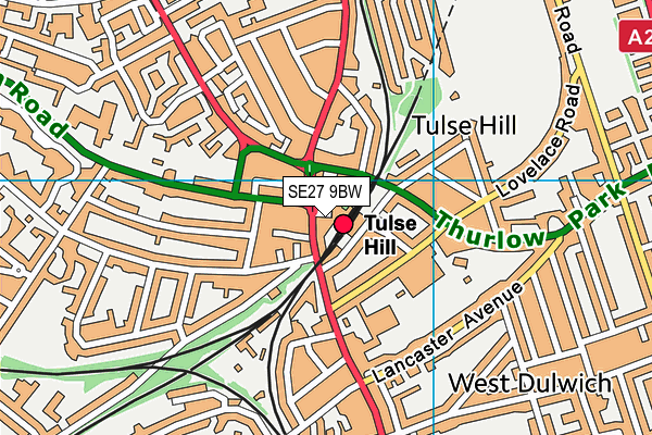 Map of TULSE VEGAS LTD at district scale