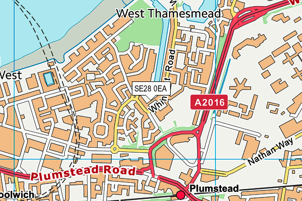 Heronsgate Primary School map (SE28 0EA) - OS VectorMap District (Ordnance Survey)