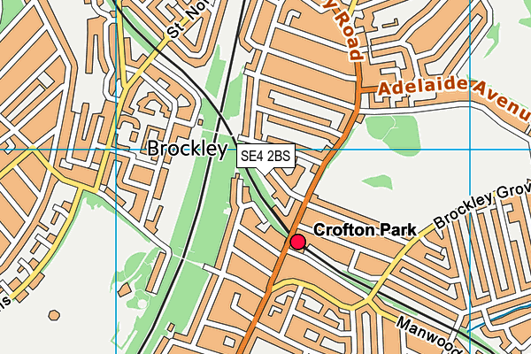 Beecroft Garden Primary map (SE4 2BS) - OS VectorMap District (Ordnance Survey)