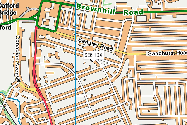 Map of 36 LANSDOWNE ROAD (CROYDON) MANAGEMENTS LIMITED at district scale