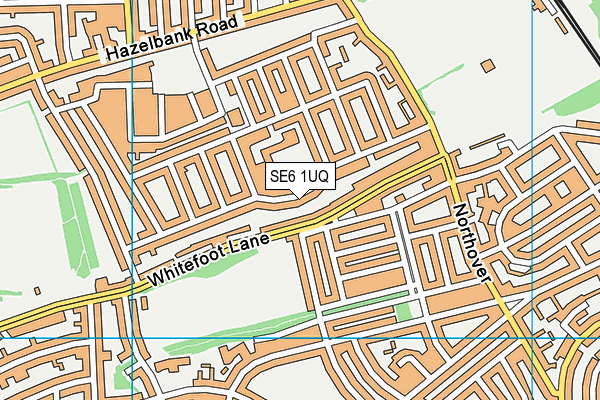 SE6 1UQ map - OS VectorMap District (Ordnance Survey)