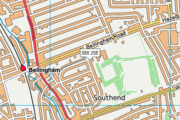 Conisborough College map (SE6 2SE) - OS VectorMap District (Ordnance Survey)