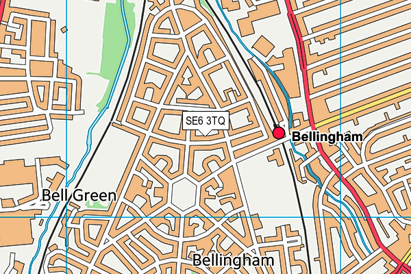SE6 3TQ map - OS VectorMap District (Ordnance Survey)