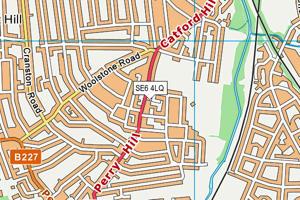 SE6 4LQ map - OS VectorMap District (Ordnance Survey)