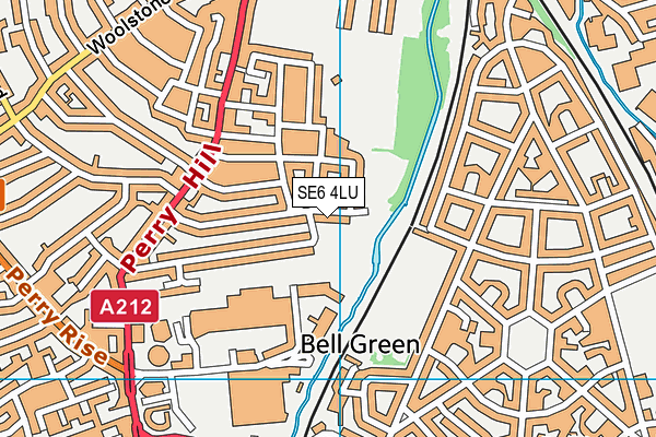 SE6 4LU map - OS VectorMap District (Ordnance Survey)