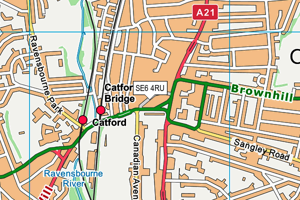 Map of CATFORD REGENERATION PARTNERSHIP LIMITED at district scale