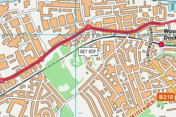 Maryon Park map (SE7 8DF) - OS VectorMap District (Ordnance Survey)