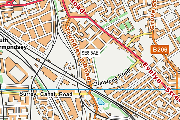 Sir Francis Drake Primary School map (SE8 5AE) - OS VectorMap District (Ordnance Survey)
