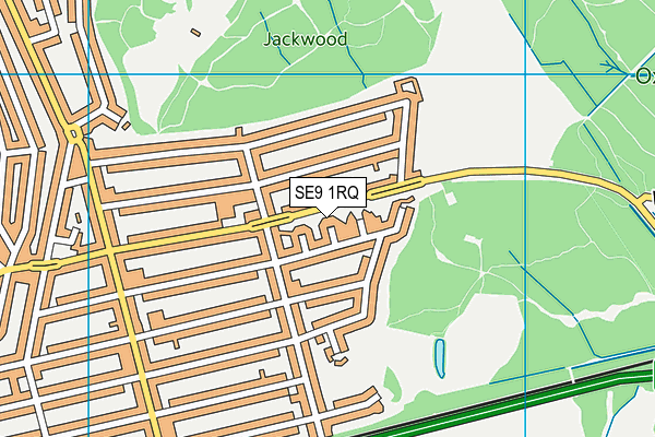 SE9 1RQ map - OS VectorMap District (Ordnance Survey)
