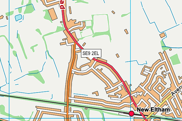 Charlton Athletic Community Trust map (SE9 2EL) - OS VectorMap District (Ordnance Survey)