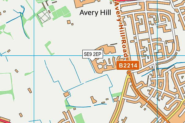 SE9 2EP map - OS VectorMap District (Ordnance Survey)