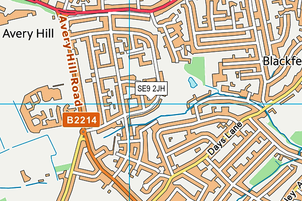 Alderwood Primary School map (SE9 2JH) - OS VectorMap District (Ordnance Survey)