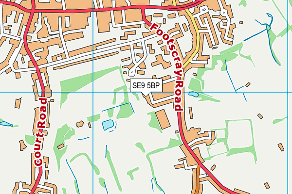 SE9 5BP map - OS VectorMap District (Ordnance Survey)