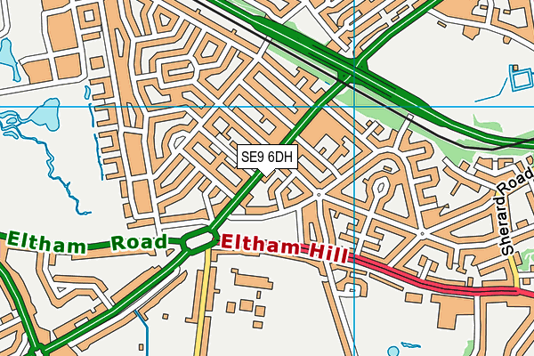 Lionel Road Community Centre map (SE9 6DH) - OS VectorMap District (Ordnance Survey)