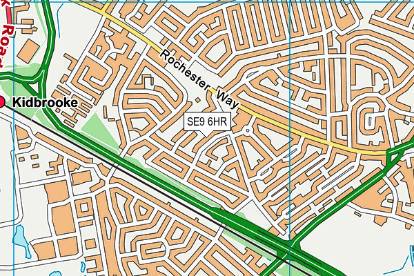 Newhaven Pupil Referral Unit map (SE9 6HR) - OS VectorMap District (Ordnance Survey)