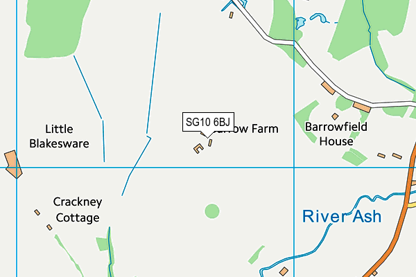 SG10 6BJ map - OS VectorMap District (Ordnance Survey)