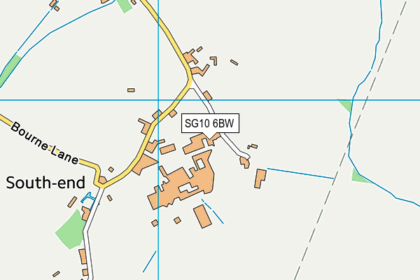 SG10 6BW map - OS VectorMap District (Ordnance Survey)