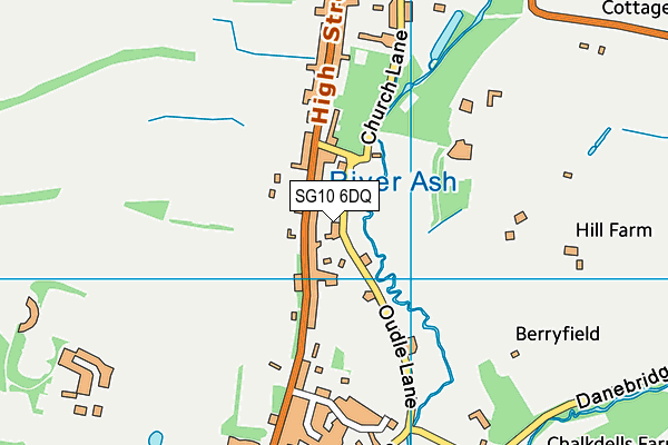 SG10 6DQ map - OS VectorMap District (Ordnance Survey)