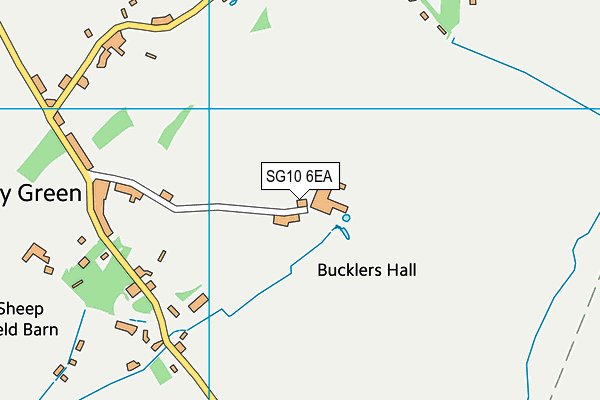 SG10 6EA map - OS VectorMap District (Ordnance Survey)