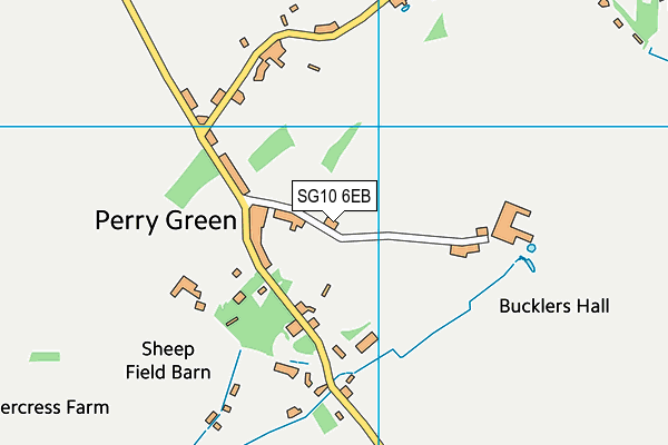 SG10 6EB map - OS VectorMap District (Ordnance Survey)