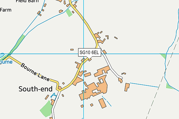 SG10 6EL map - OS VectorMap District (Ordnance Survey)