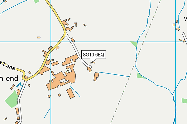 SG10 6EQ map - OS VectorMap District (Ordnance Survey)