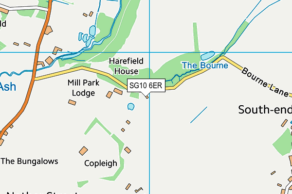 SG10 6ER map - OS VectorMap District (Ordnance Survey)