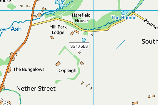 SG10 6ES map - OS VectorMap District (Ordnance Survey)