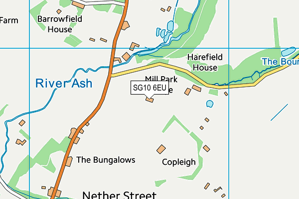 SG10 6EU map - OS VectorMap District (Ordnance Survey)