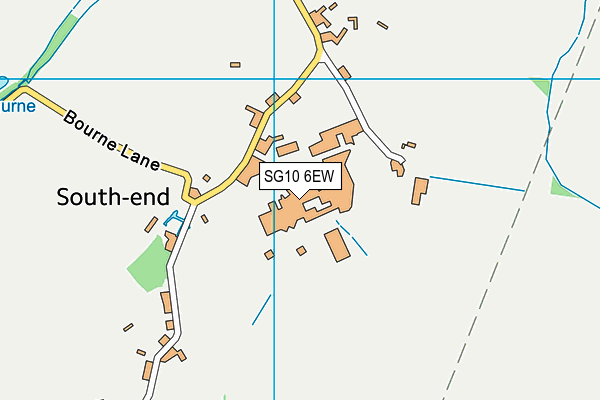 SG10 6EW map - OS VectorMap District (Ordnance Survey)