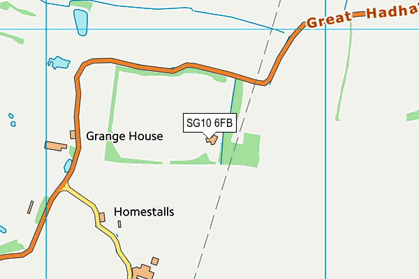 SG10 6FB map - OS VectorMap District (Ordnance Survey)