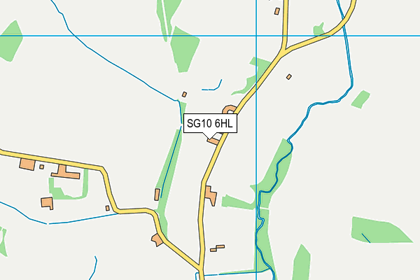 SG10 6HL map - OS VectorMap District (Ordnance Survey)