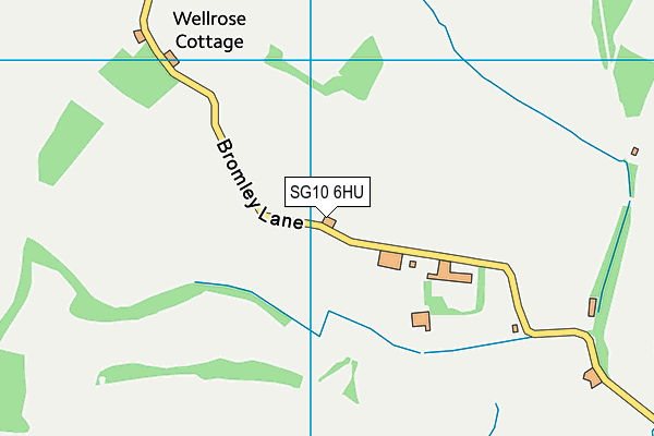SG10 6HU map - OS VectorMap District (Ordnance Survey)