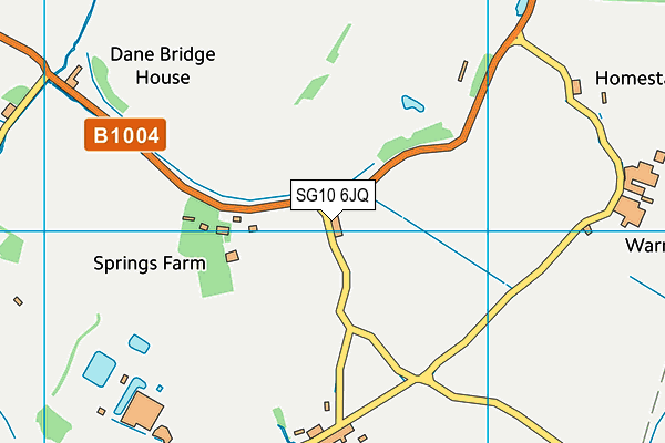 SG10 6JQ map - OS VectorMap District (Ordnance Survey)