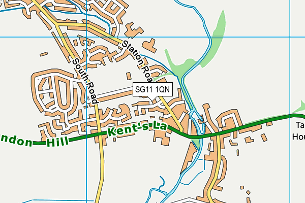 SG11 1QN map - OS VectorMap District (Ordnance Survey)