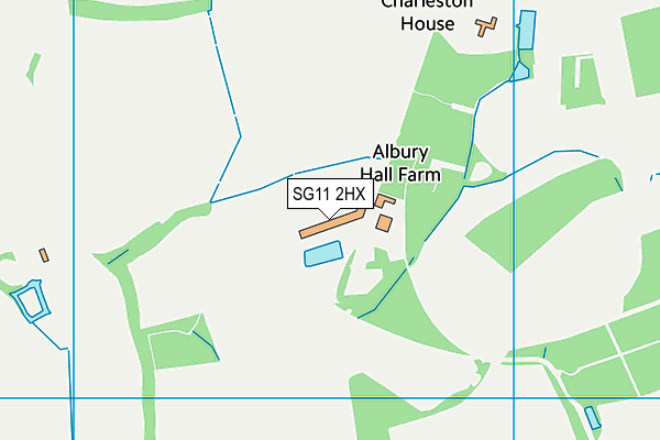 SG11 2HX map - OS VectorMap District (Ordnance Survey)