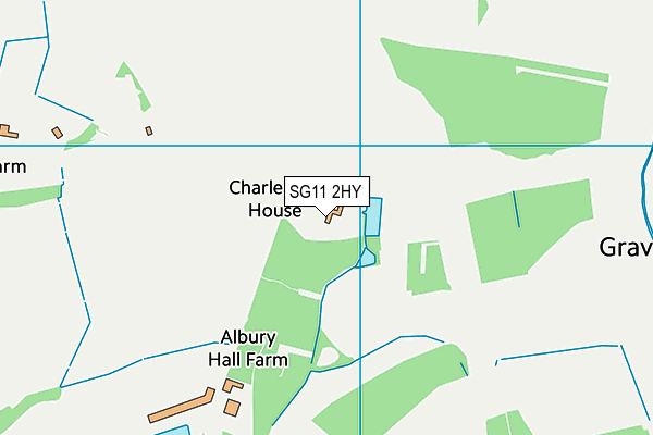 SG11 2HY map - OS VectorMap District (Ordnance Survey)