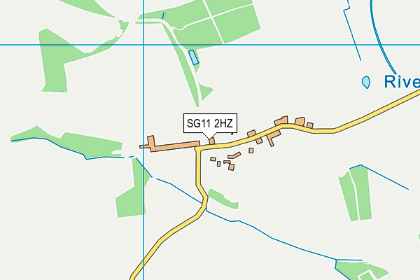 SG11 2HZ map - OS VectorMap District (Ordnance Survey)