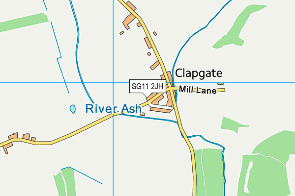 SG11 2JH map - OS VectorMap District (Ordnance Survey)