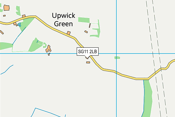 SG11 2LB map - OS VectorMap District (Ordnance Survey)