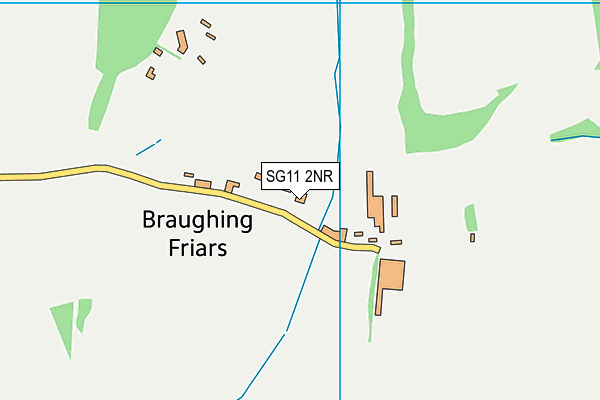 SG11 2NR map - OS VectorMap District (Ordnance Survey)