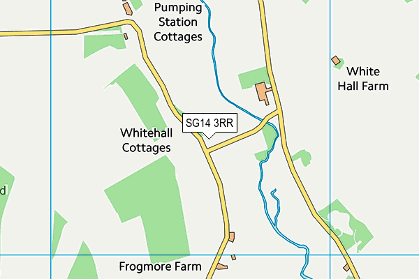 SG14 3RR map - OS VectorMap District (Ordnance Survey)